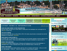Tablet Screenshot of cityofportwashington.com
